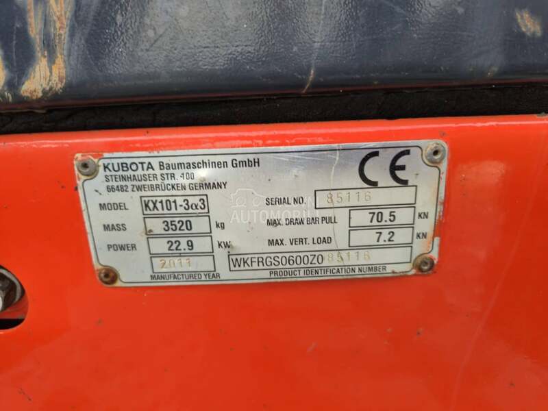Kubota 101/3a