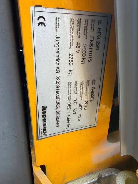 Jungheinrich 2 tone Triplex Pozicioner