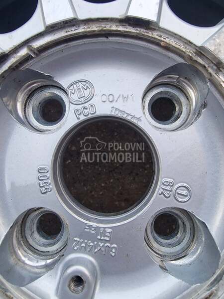 Aluminijumske felne  14" 4 x 100