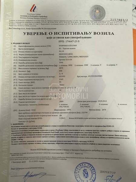 Mercedes Benz Sprinter 513CDI