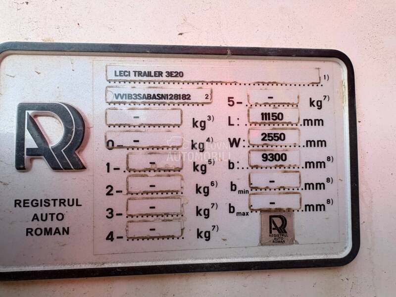 Lecitrailer prikolica za stocnu hranu