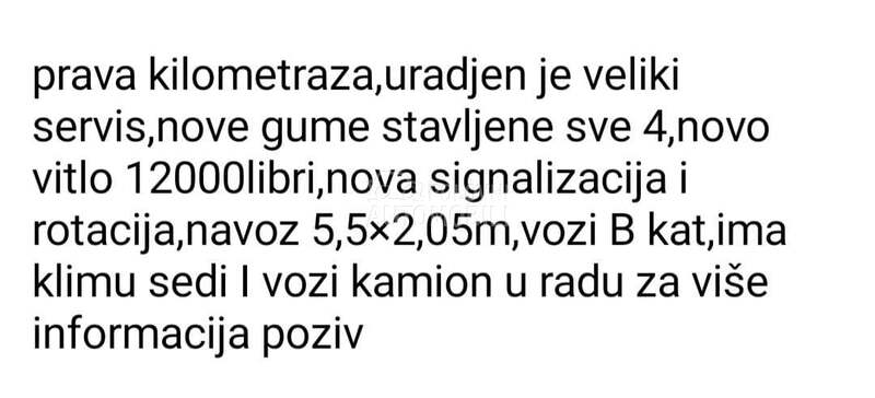 Volkswagen crafter 2,0 tdi atest,,B,