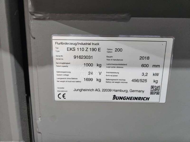 Jungheinrich EKS 110 Z 190 E