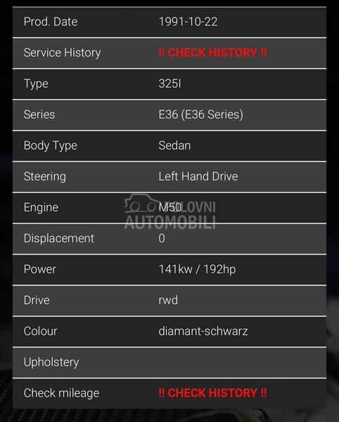 BMW 325 E36