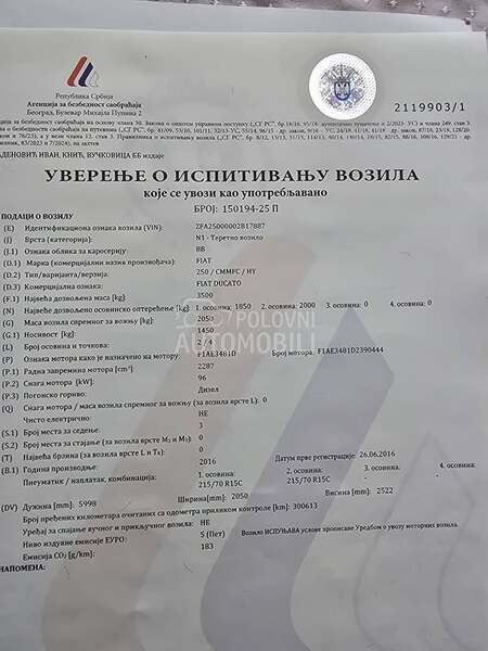 Fiat Ducato 2,3 mjtd