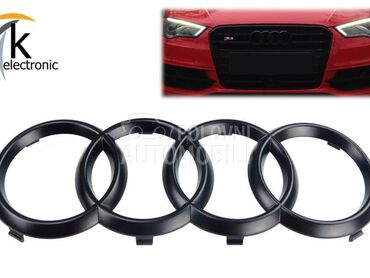 Prednji znak crni 263 x87mm za Audi Ostalo