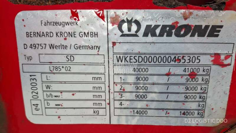 Krone SDC  45ft
