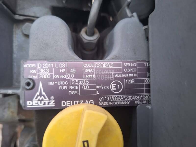 Motori DEUTZ D2011, ispravni 2 komada