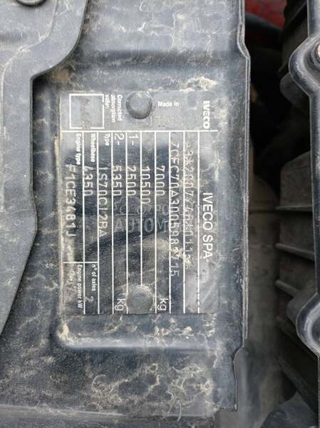 Iveco DAILY 70 C 15 SLEPKA