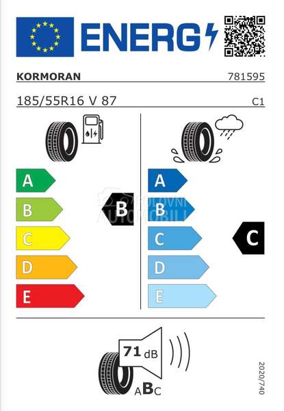 Kormoran 185/55 R16 Letnja
