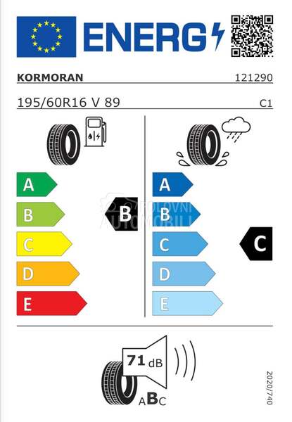 Kormoran 195/60 R16 Letnja