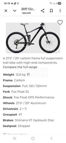 Cube STEREO 120 Race Full XT