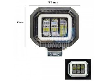 Led radni far sa prstenom  