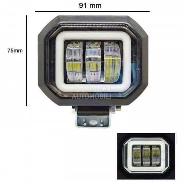 Led radni far sa prstenom