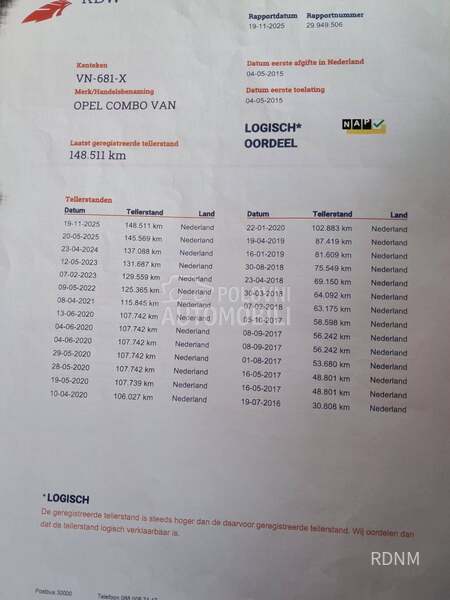 Opel Combo MAXI 1.6 CDTI