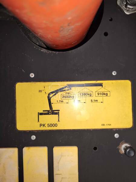 MAN Le 8.180 kiper kran