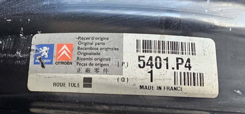 Čelične felne  15" 4 x 108