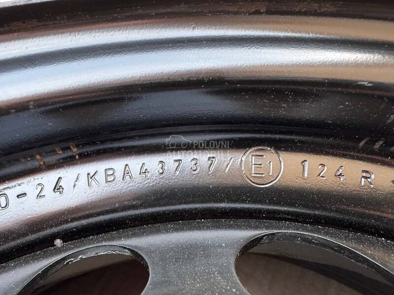 Čelične felne Renault 15" 4 x 100