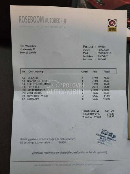 Ford Focus 1.6TDCI,  TITANIUM