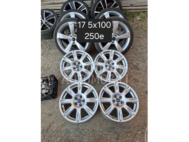 Aluminijumske felne više seta 16 17 golf 17" 5 x 100