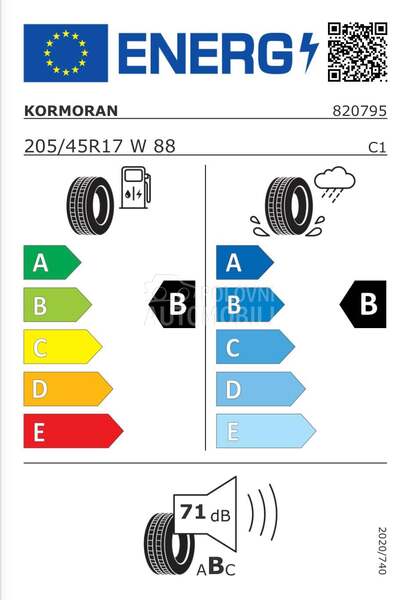Kormoran 205/45 R17 Letnja