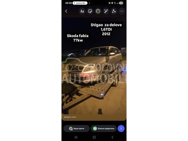 1,6TDI DELOVI SVE za Škoda Fabia od 2008. do 2013. god.