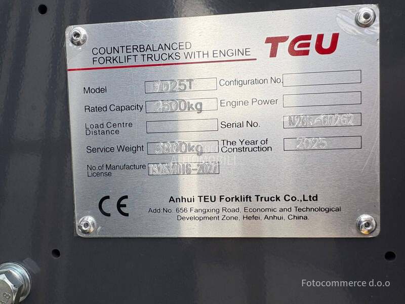 TEU FD25 MITSUBISHI S4S