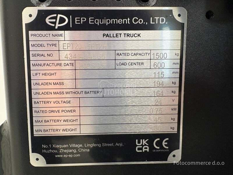 EP Equipment TERENSKI paletar