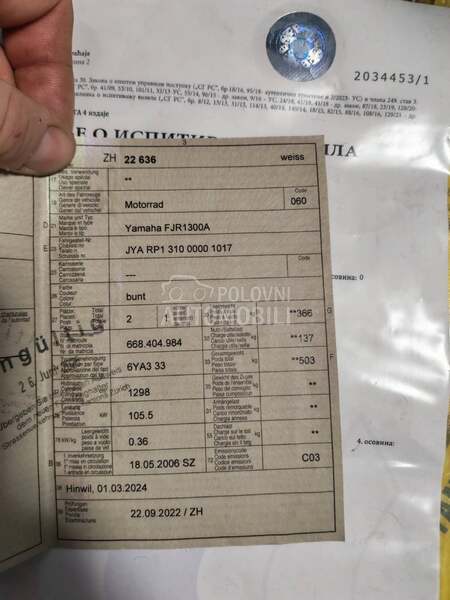 Yamaha FJR 1300