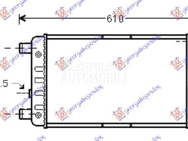 HLADNJAK MOTORA 0.9CC/1.1CC... za Fiat Cinquecento