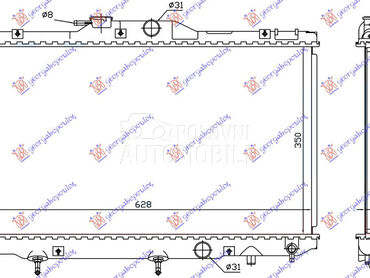 HLADNJAK MOTORA 1.4 BENZIN... za Toyota Corolla