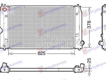 HLADNJAK MOTORA 1.4 D4D DIZ... za Toyota Corolla