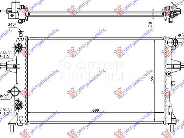 HLADNJAK MOTORA 1.4/1.6/1.8... za Opel Astra, Astra G