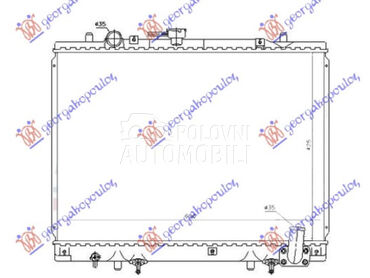 HLADNJAK MOTORA 2.5 DIZEL (... za Mitsubishi L200