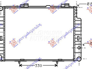 HLADNJAK MOTORA 2.4/3.2 BEN... za Mercedes Benz E Klasa