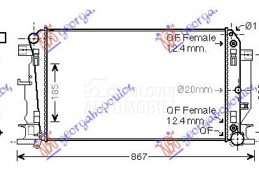HLADNJAK MOTORA 2.2/3.0 Cdi... za Mercedes Benz Ostalo