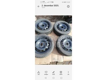 Čelične felne  15" 4 x 108