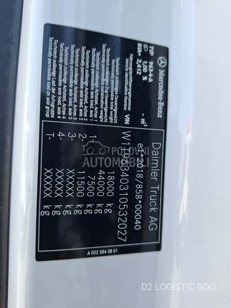 Mercedes Benz ACTROS 1851 E6