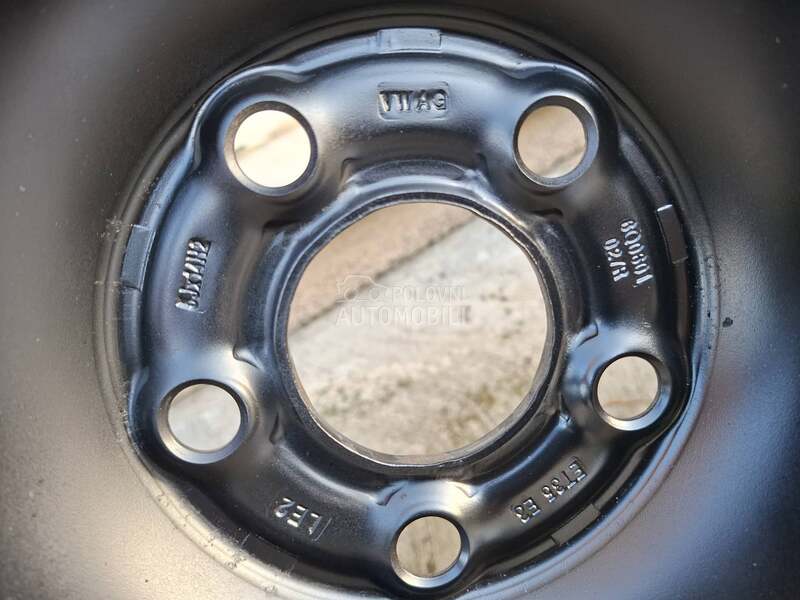 Čelične felne polo 15" 5 x 100