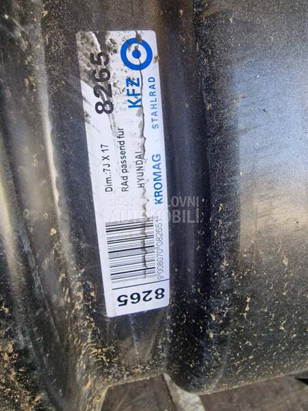 Čelične felne  17" 5 x 114.3