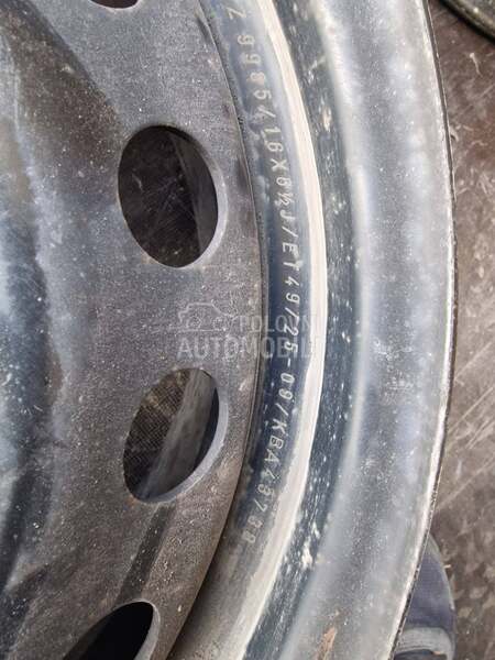 Čelične felne  16" 4 x 100