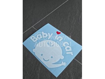 Baby in car nalepnica NOVO  