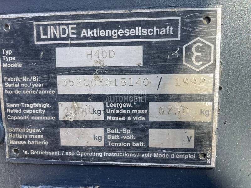 Linde H 40