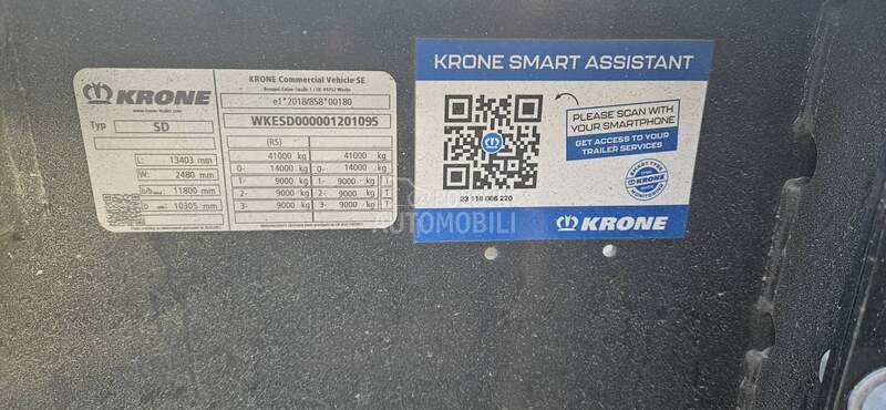 Krone Box Liner SDC 27 el TU5 2