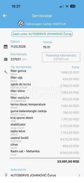 Volkswagen Caddy 2.0sdi