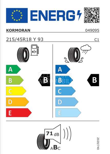 Kormoran 215/45 R18 Letnja