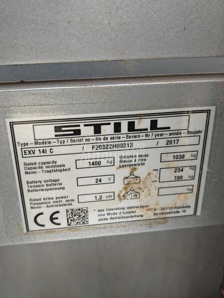 Still EXV14IC Triplex 4,6m