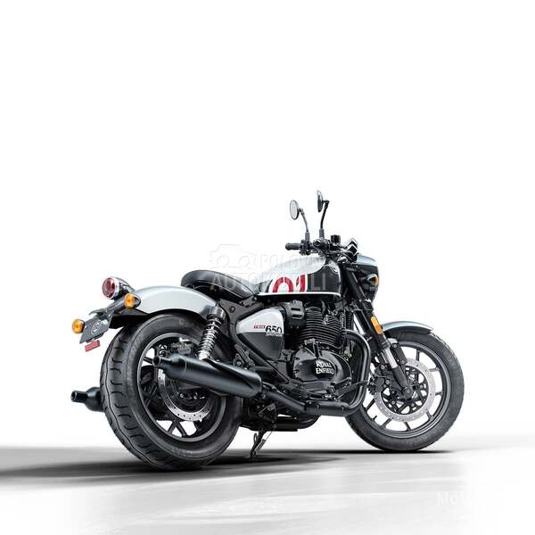 Royal Enfield Shotgun 650 Stencil White