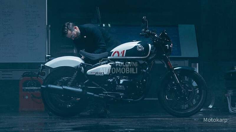 Royal Enfield Shotgun 650 Stencil White