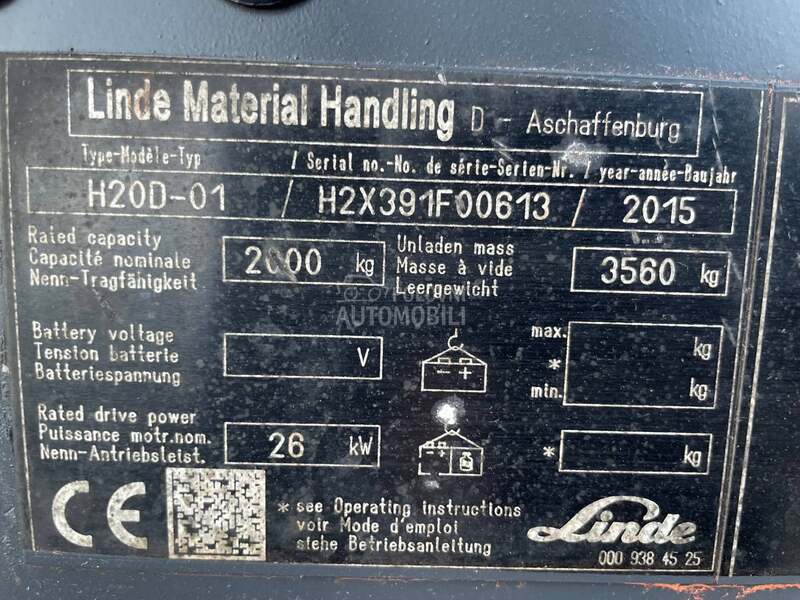 Linde H 20 Triplex